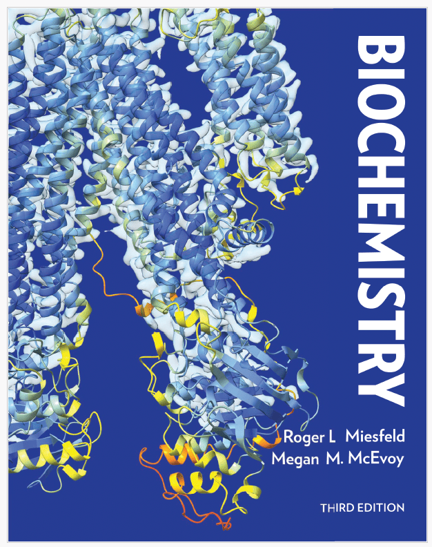 Miesfeld's Biochemistry, 3rd Edition, book cover